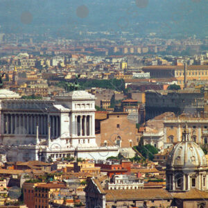 Panoramic view of rome city