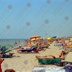 Torvaianica beach, panoramic beach, Italy