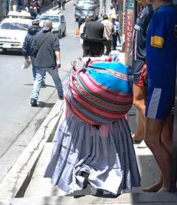 Tipical bolivian woman