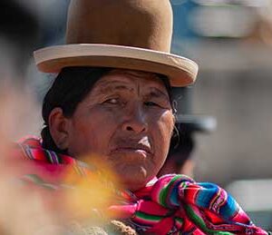 Bolivian woman face