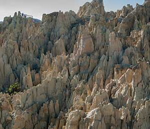 The Moon Valley in La Paz, Bolivia