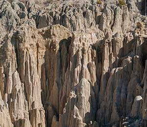 The Moon Valley in La Paz, Bolivia