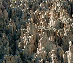 The Moon Valley in La Paz, Bolivia
