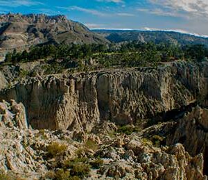 The Moon Valley in La Paz, Bolivia