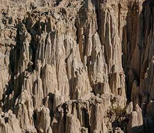The Moon Valley in La Paz, Bolivia